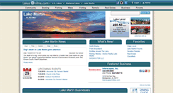 Desktop Screenshot of lakemartin.com